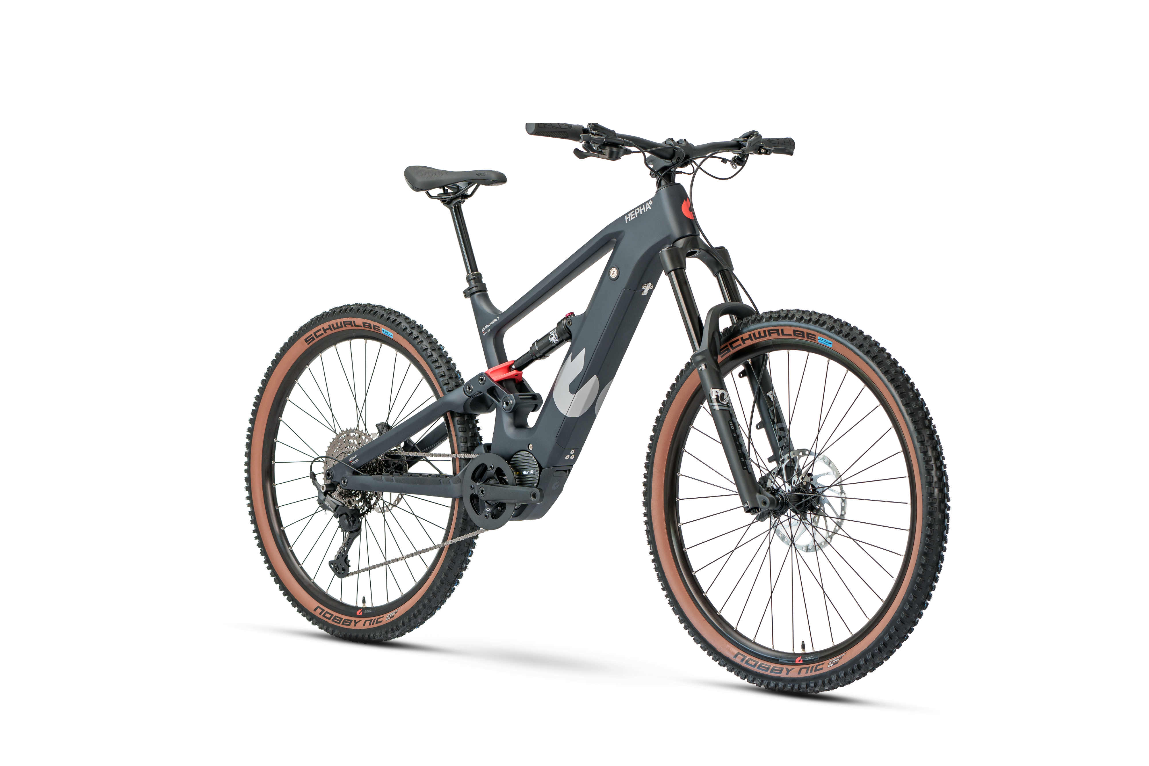 HEPHA All Mountain 7 Carbon Limited E-Fullys (schwarz) 2